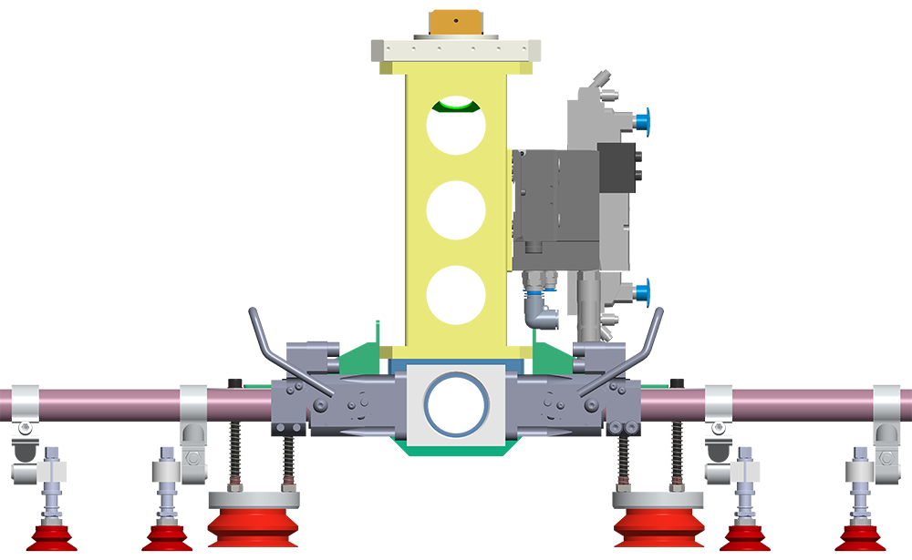 Small and medium depalletizing end picker