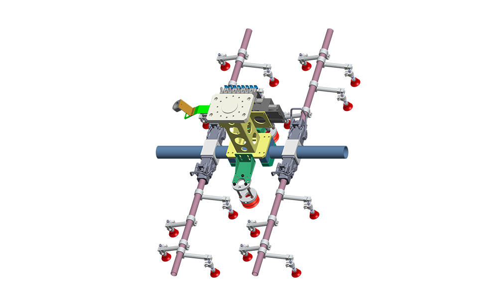 Small and medium depalletizing end picker