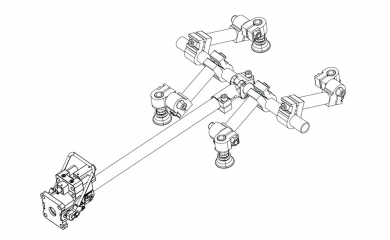 Robotic production line end picker