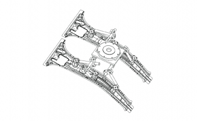 Thermoforming line end stopper